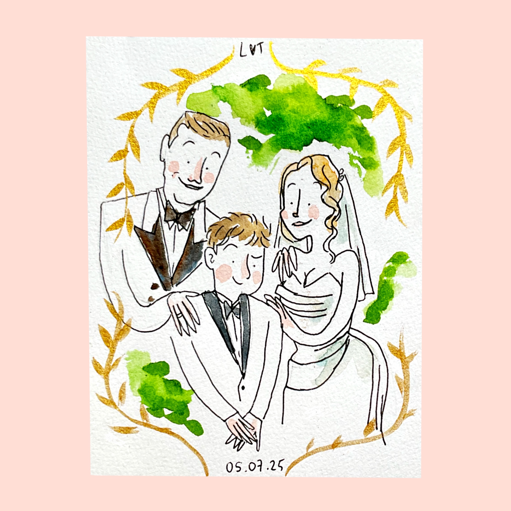 Portraits et croquis - Mariages